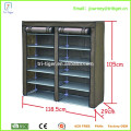 Double row six layers large capacity storage shoes cabinet